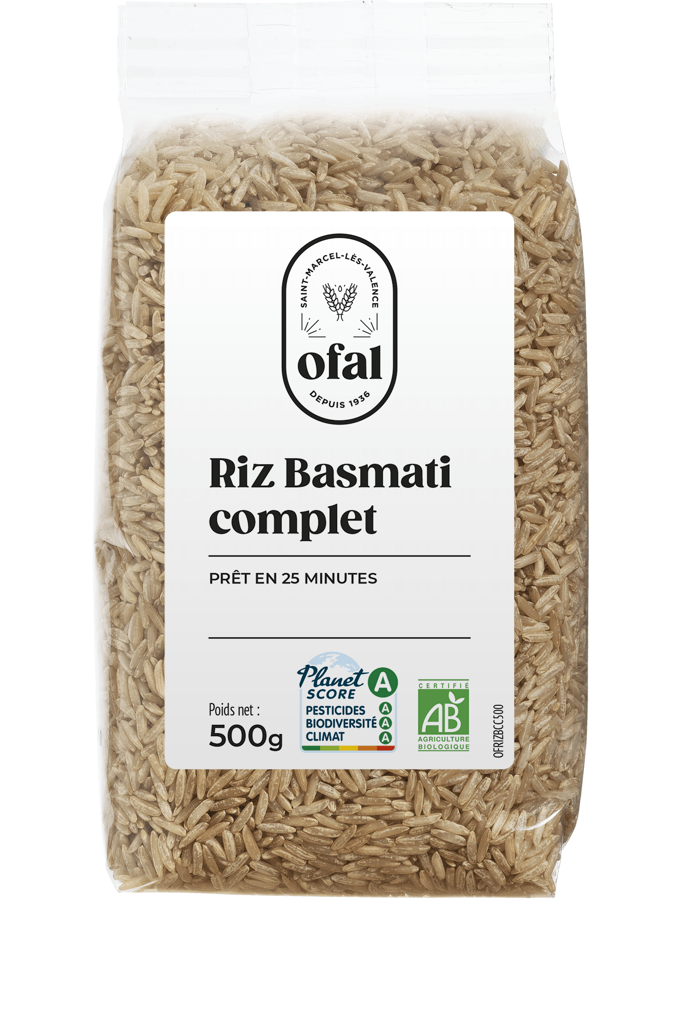 Riz basmati complet