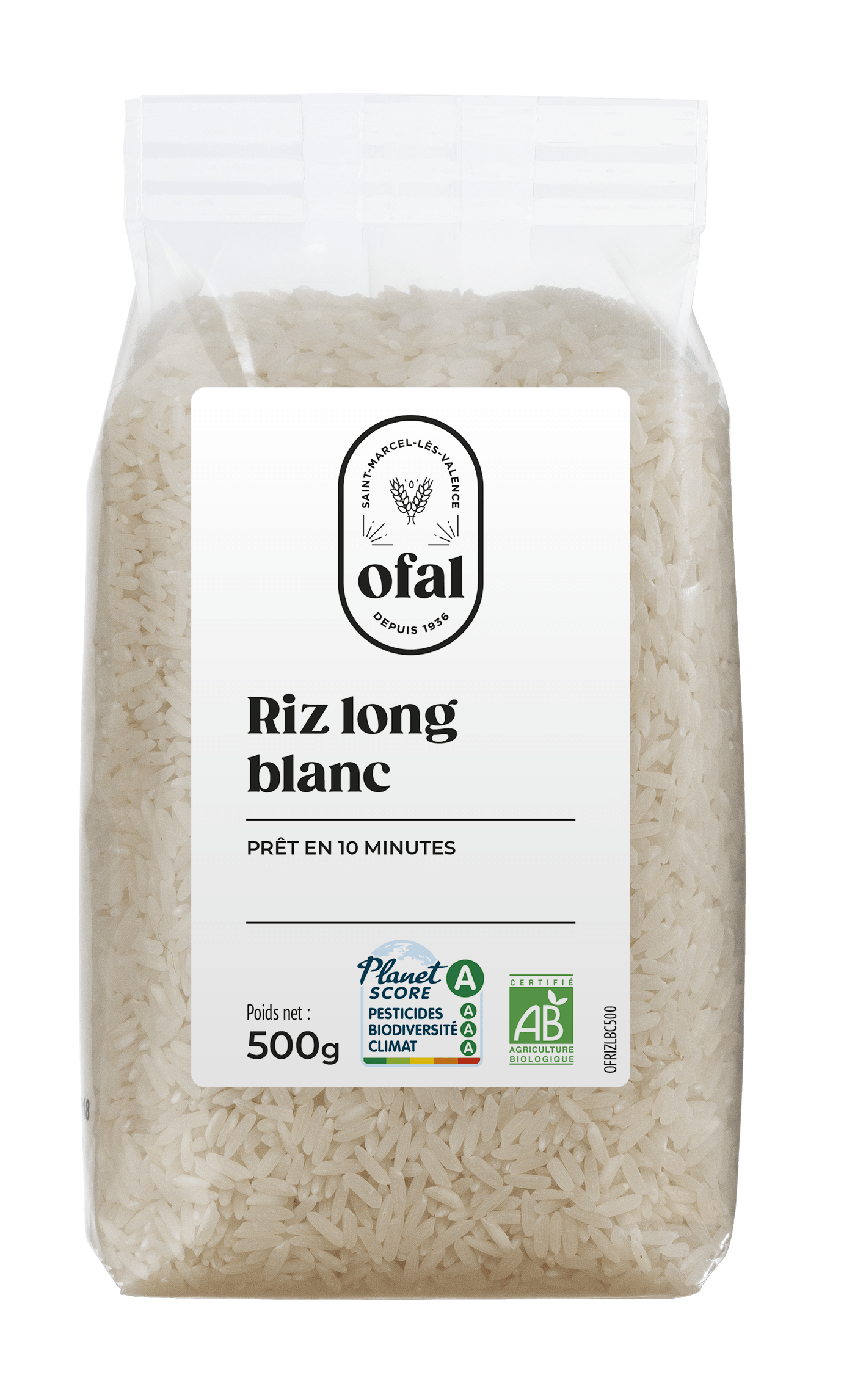 Riz long blanc