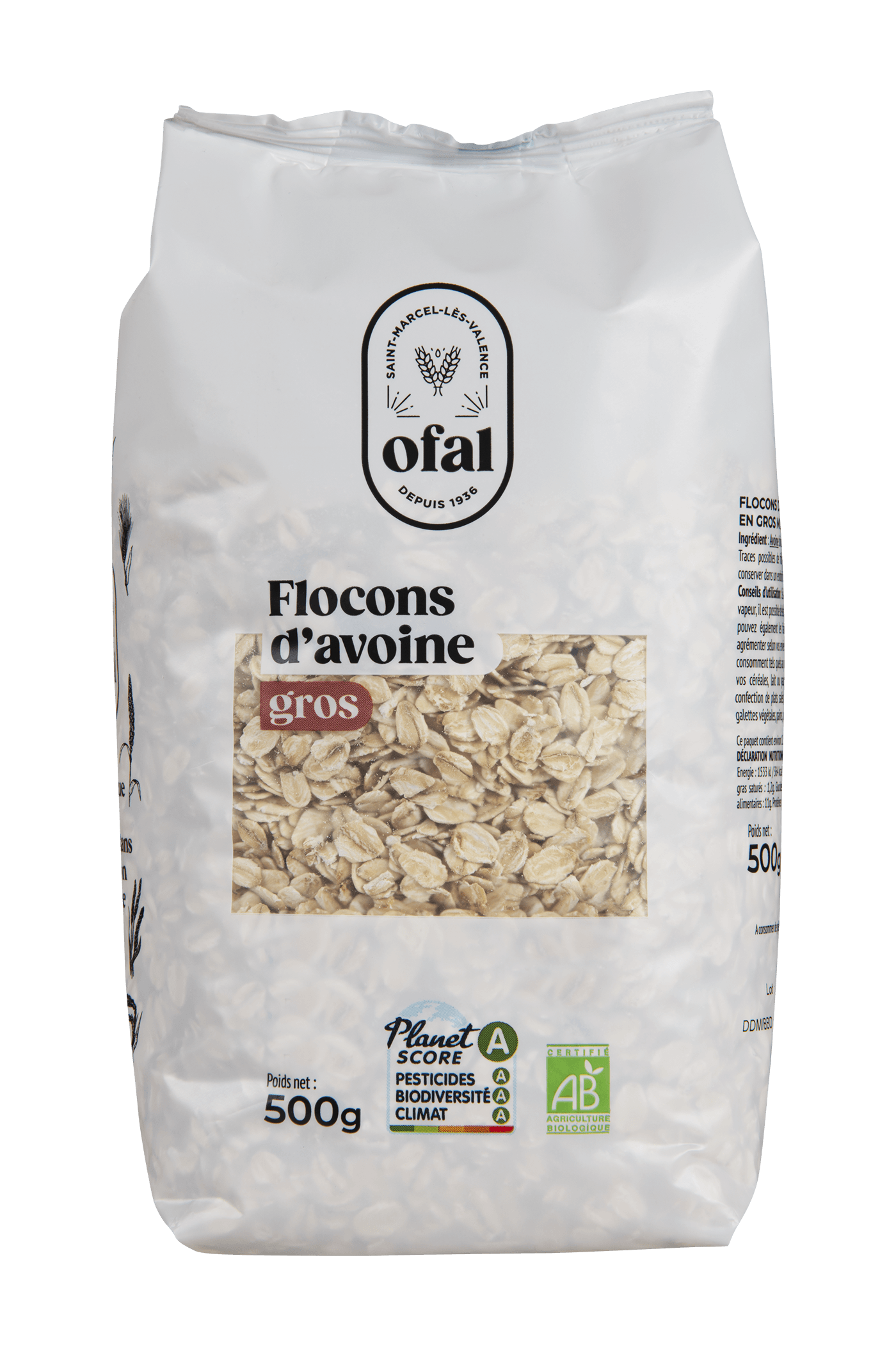 Gros flocons d'avoine