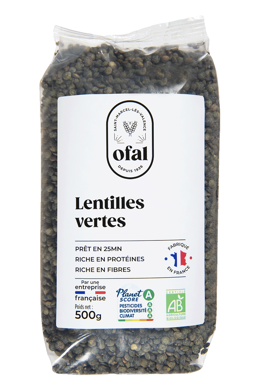 Lentilles vertes