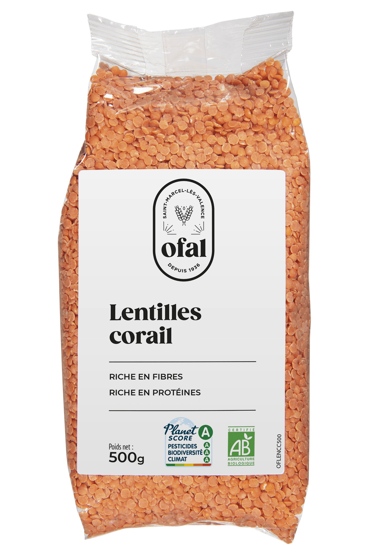 Lentilles corail